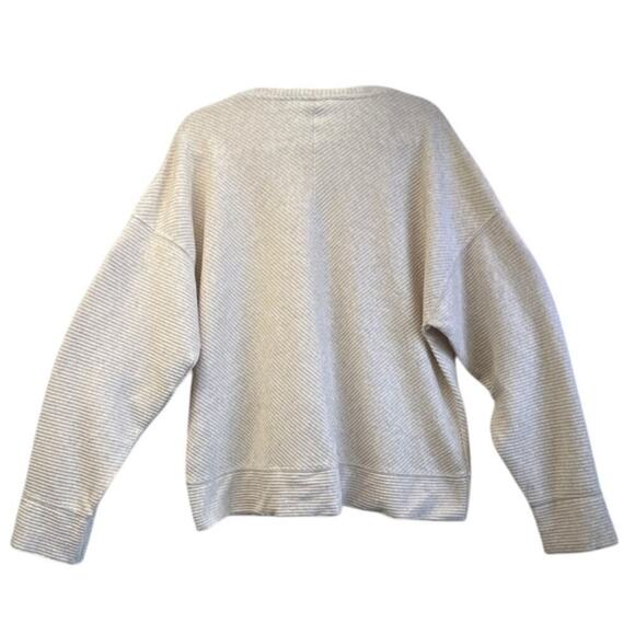 FREELY Womens XL Cream Sweater Long Sleeves Casual Minimalist Top - Picture 2 of 7